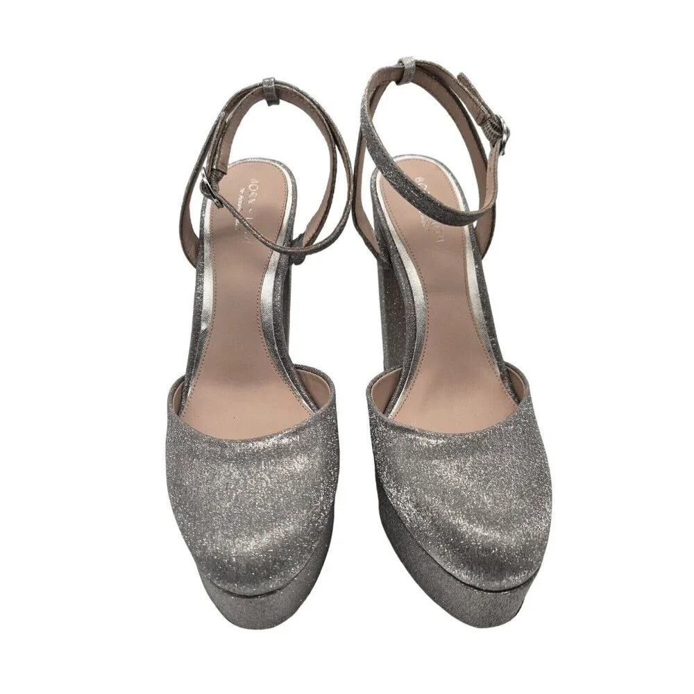 Antonio Melani Born on Fifth Size 9.5 M Liv Metallic Glitter Platform Pumps 676 - Picture 7 of 13